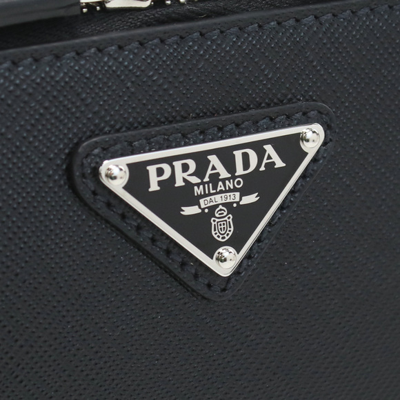 Prada Saffiano Bag Shoulder Black - Picture 1 of 5